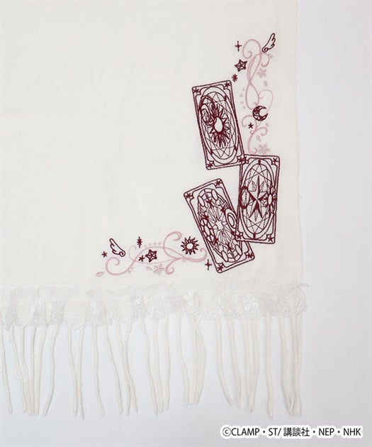 刺繡披肩 Shawl｜axes femme X 百變小櫻 聯乘 第二彈 (Cardcaptor Sakura) 【預購】 (26SK123-P)