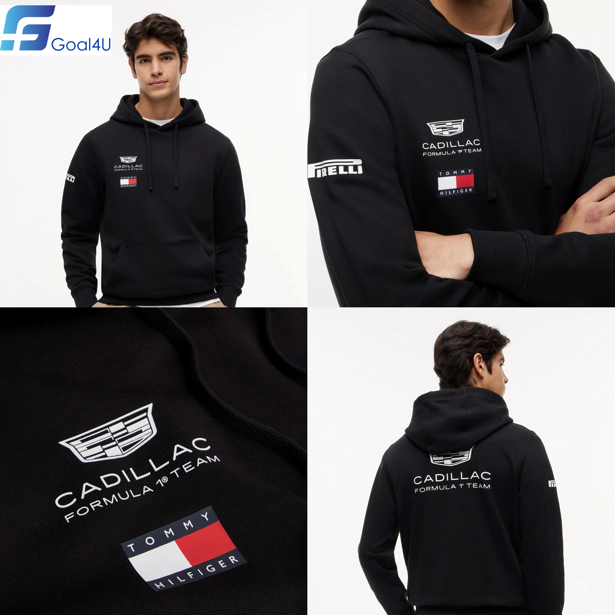TH x Cadillac F1 Team 凱迪拉克車隊 2026 黑色 Team Hoodie MN0MN00106BDS
