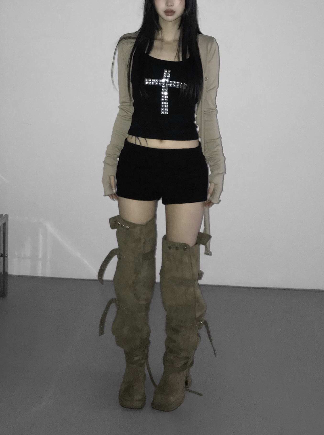 Cross Crop Sleeveless