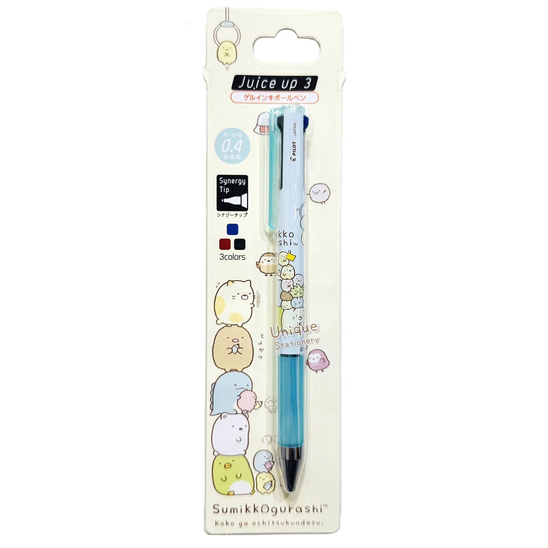 現貨｜San-X 角落生物 Sumikko Gurashi 日本製 Pilot Juice up 3 0.4mm 3色 啫喱筆 (PR16404)