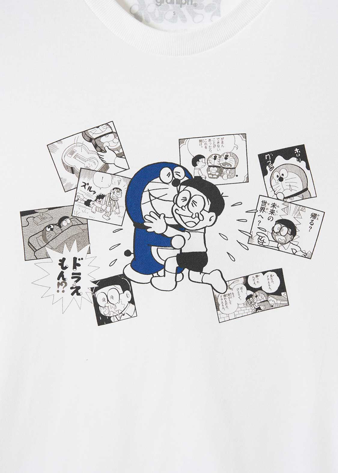 [訂購] 多啦A夢Tshirt 短袖衫 Graniph日本限定 (漫畫圖案)｜Doraemon短袖衫