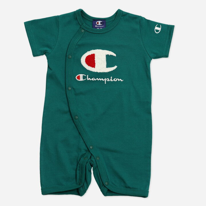 🇯🇵預訂 日本直送🇯🇵Champion三色毛毛標誌刺繡短袖連身服