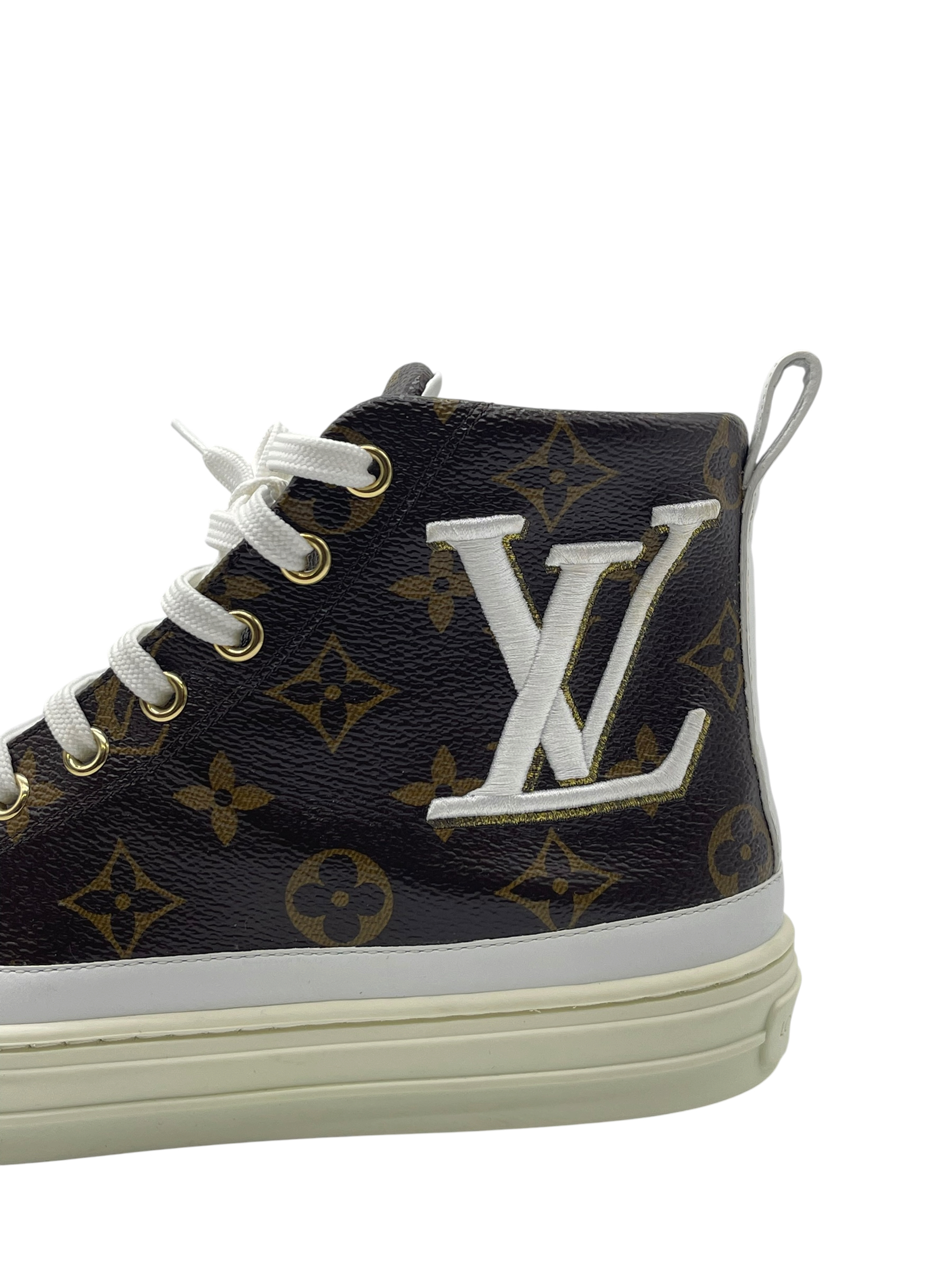 Pre-Owned LV Stellar Monogram High Top Sneakers / Product Code: 26052403