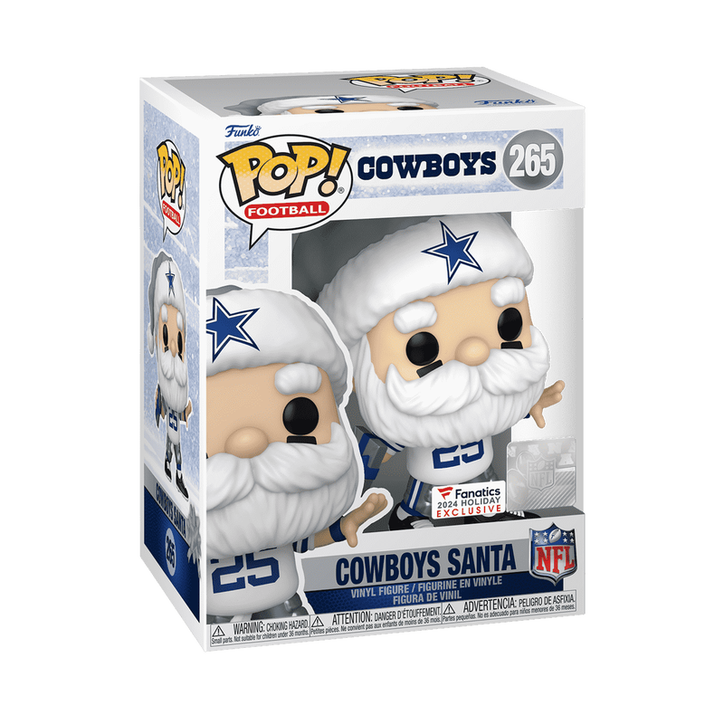 📦訂購 美國代購 Funko POP! NFL Cowboys Santa (Throwing) Figure 達拉斯牛仔 模型
