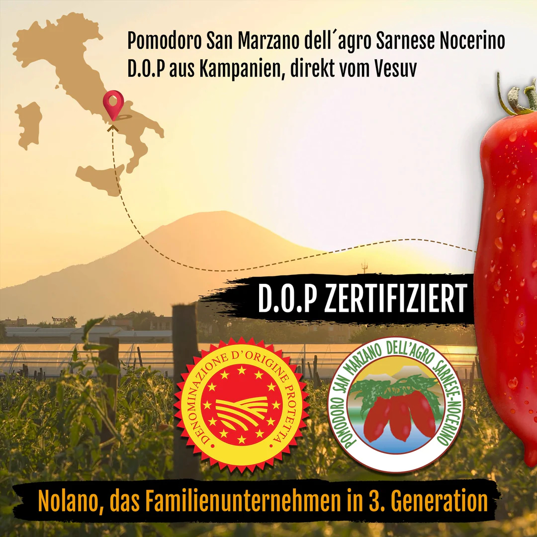 ♻️意大利 PDO火山土壤去皮番茄 Italy Nolano PDO San Marzano Peeled Tomatoes 