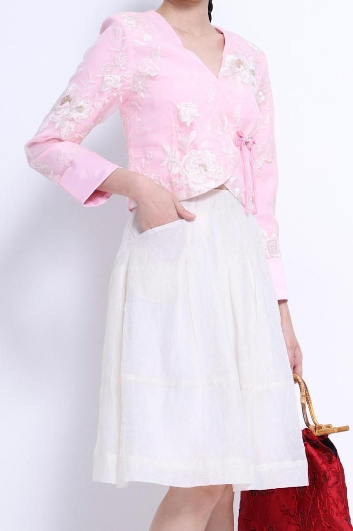 长袖旗袍上衣 2686