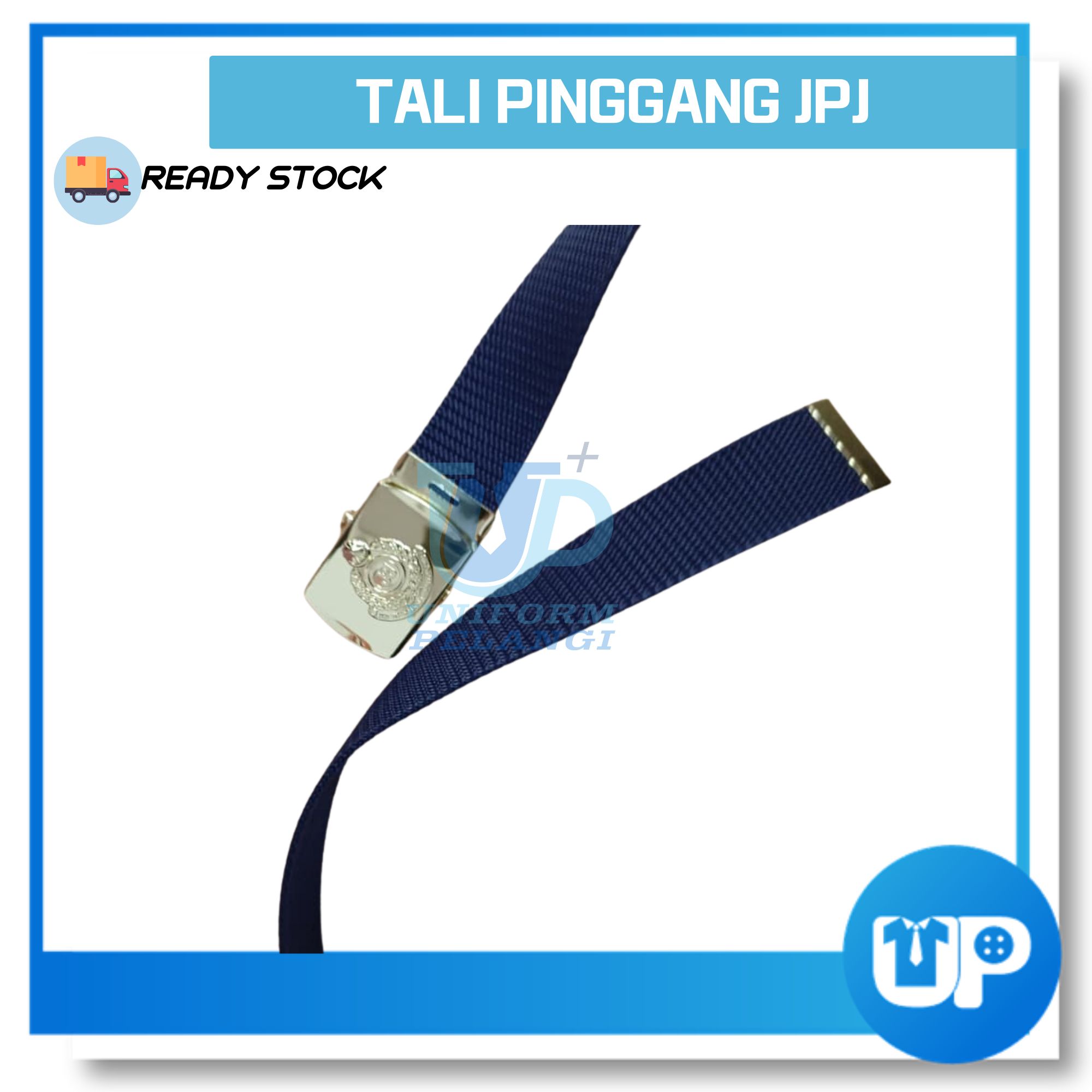 Tali Pinggang Kadet JPJ Kokurikulum Gold Buckle Belt Sekolah