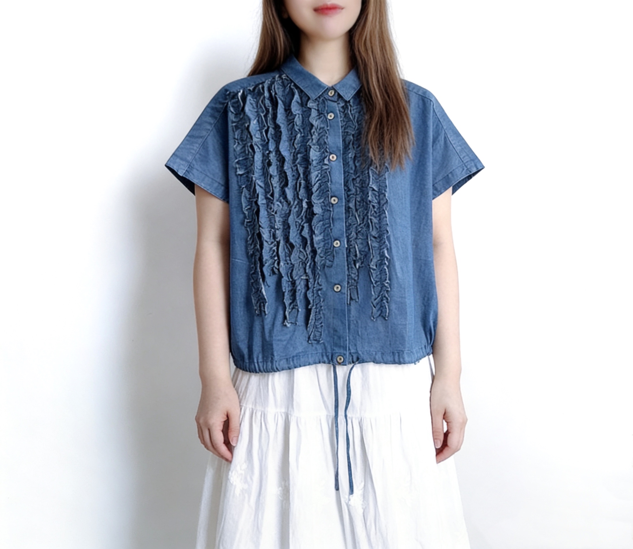 🌼春夏優惠🍀 日系Ruffle束繩Top