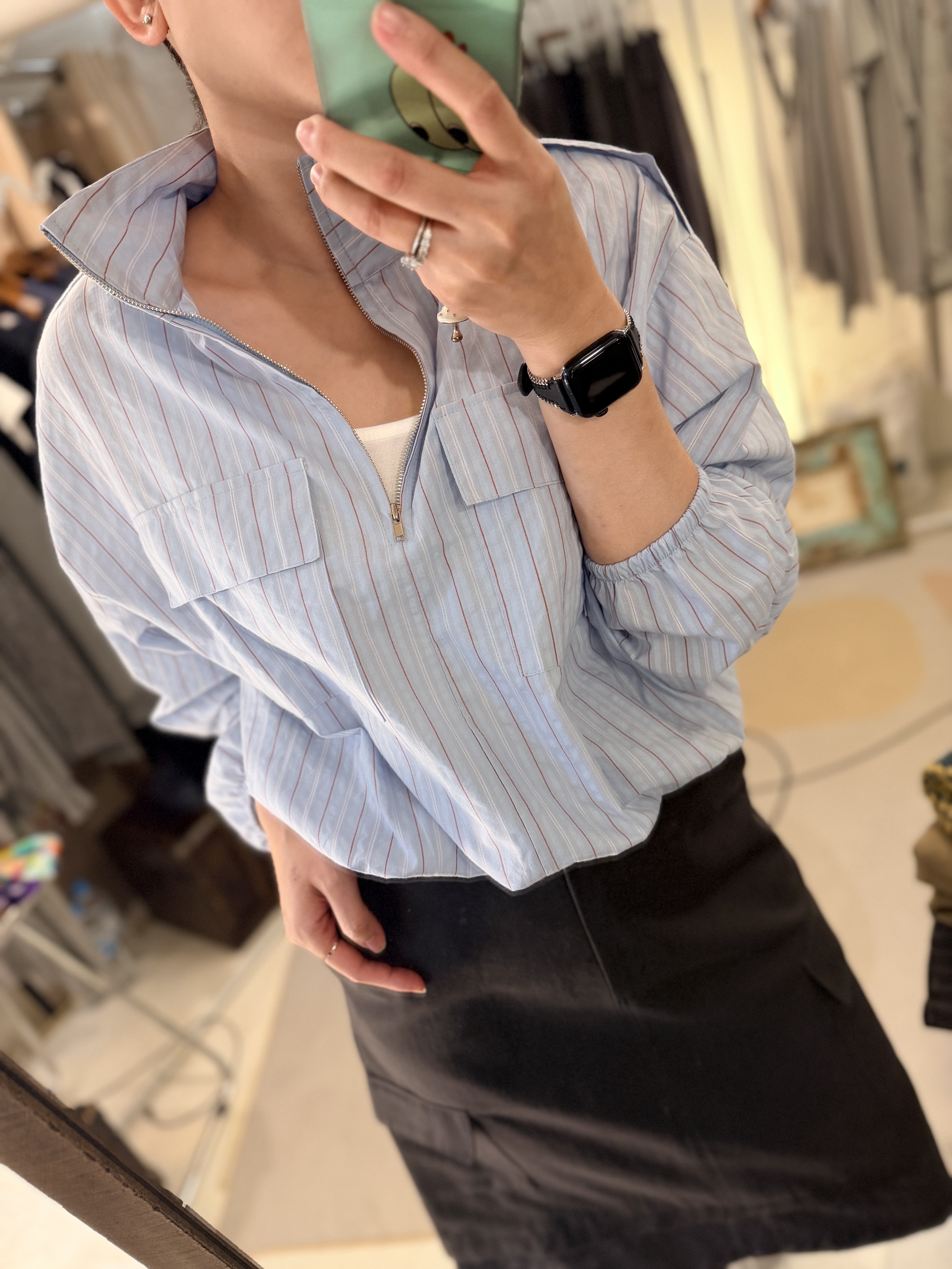 Zipper shirt