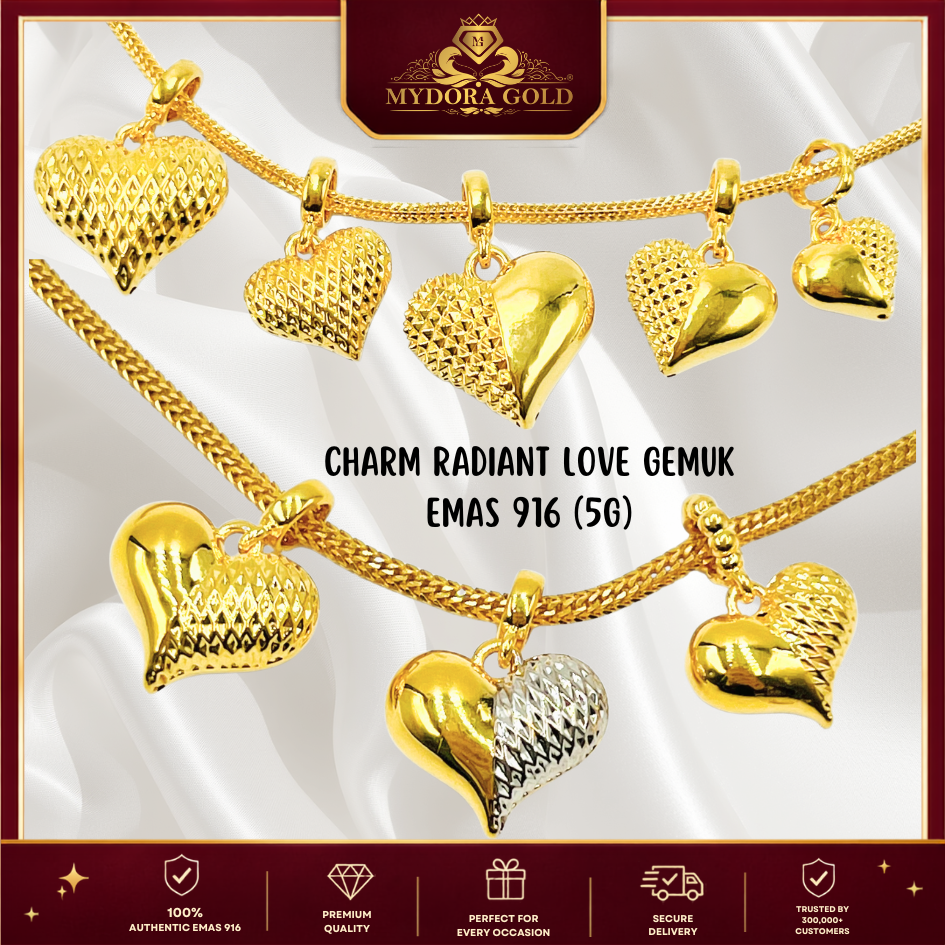 MYDORA Charm Radiant Love Gemuk (5G) l EMAS 916/22K