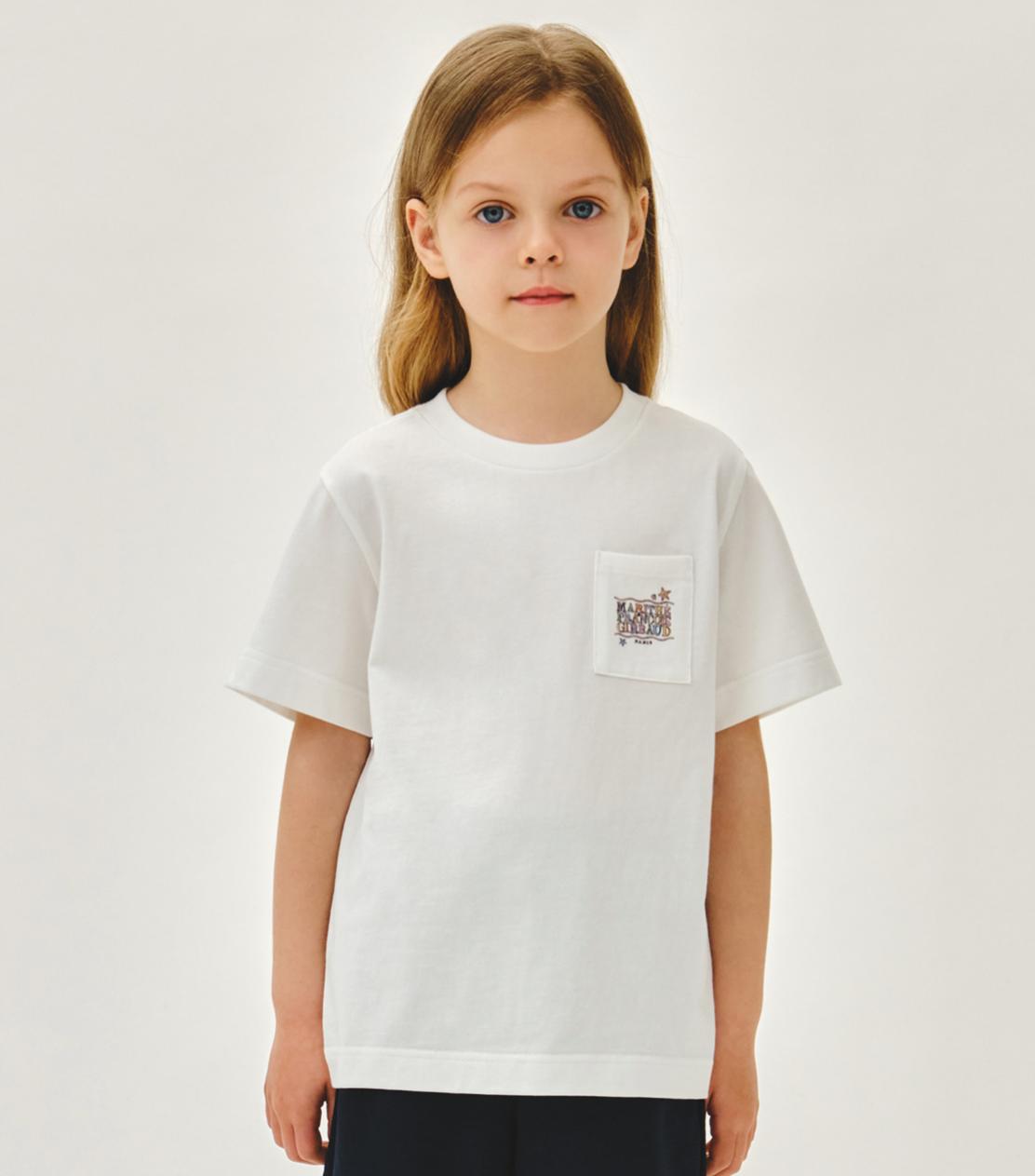 Ⓜ️ fg kids款 彩色LOGO pocket TEE 折扣優惠 black Size 100-150