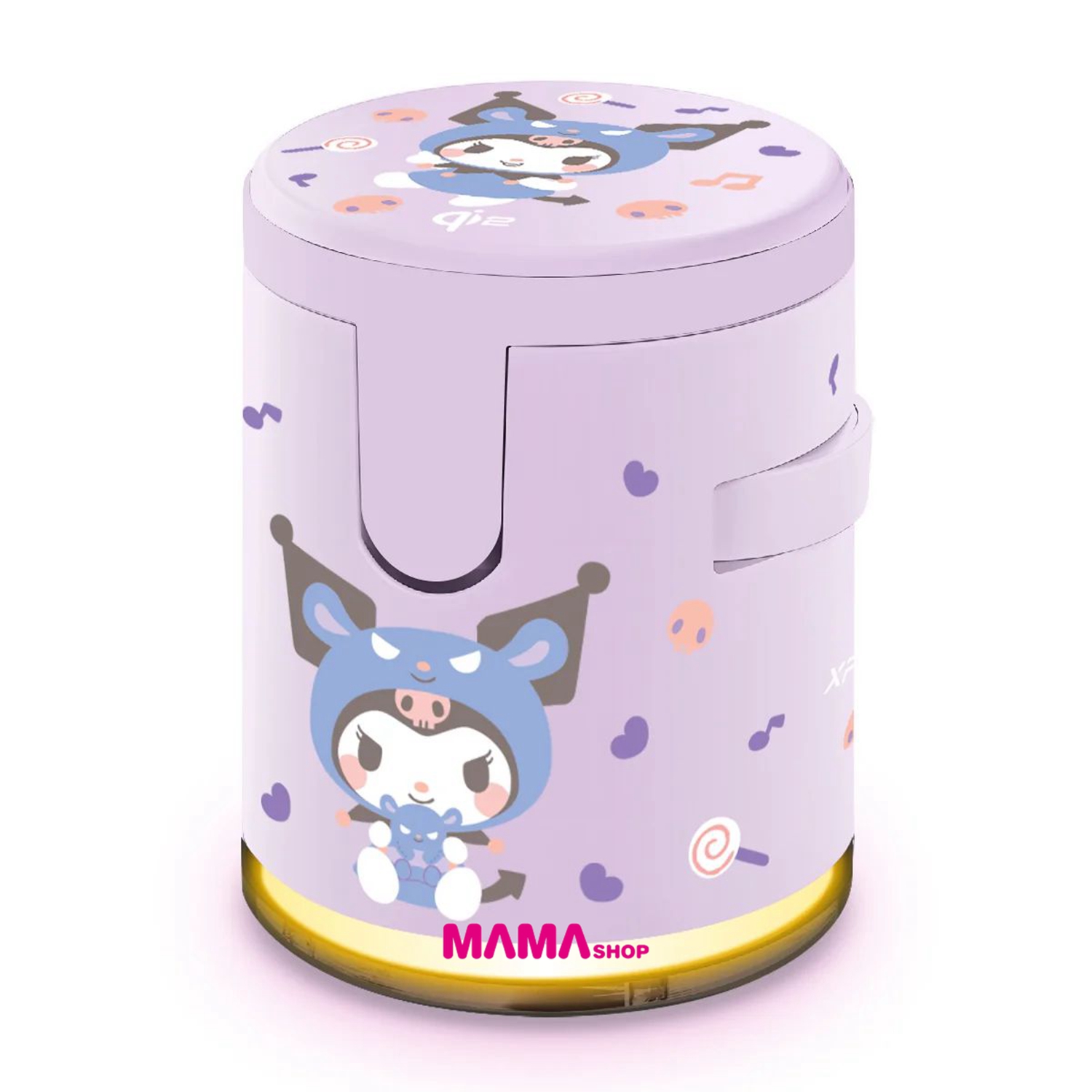 Sanrio Kuromi GE1 Qi2迷你掌心5合1 MagCharge 15W磁吸無線充電座(第二代KU2)