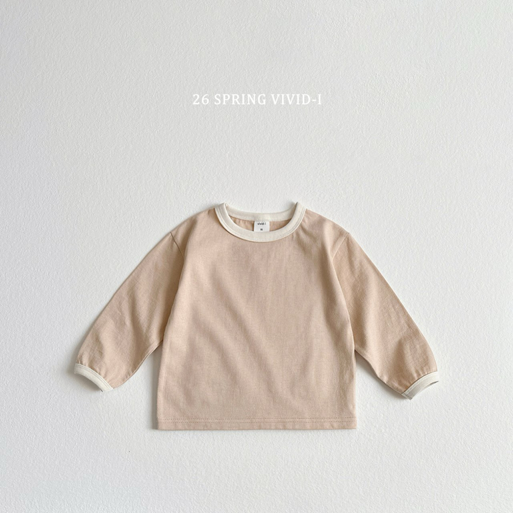 🌸預訂 韓國直送🌸🇰🇷VIVIDI三色撞色領寬鬆長袖上衣