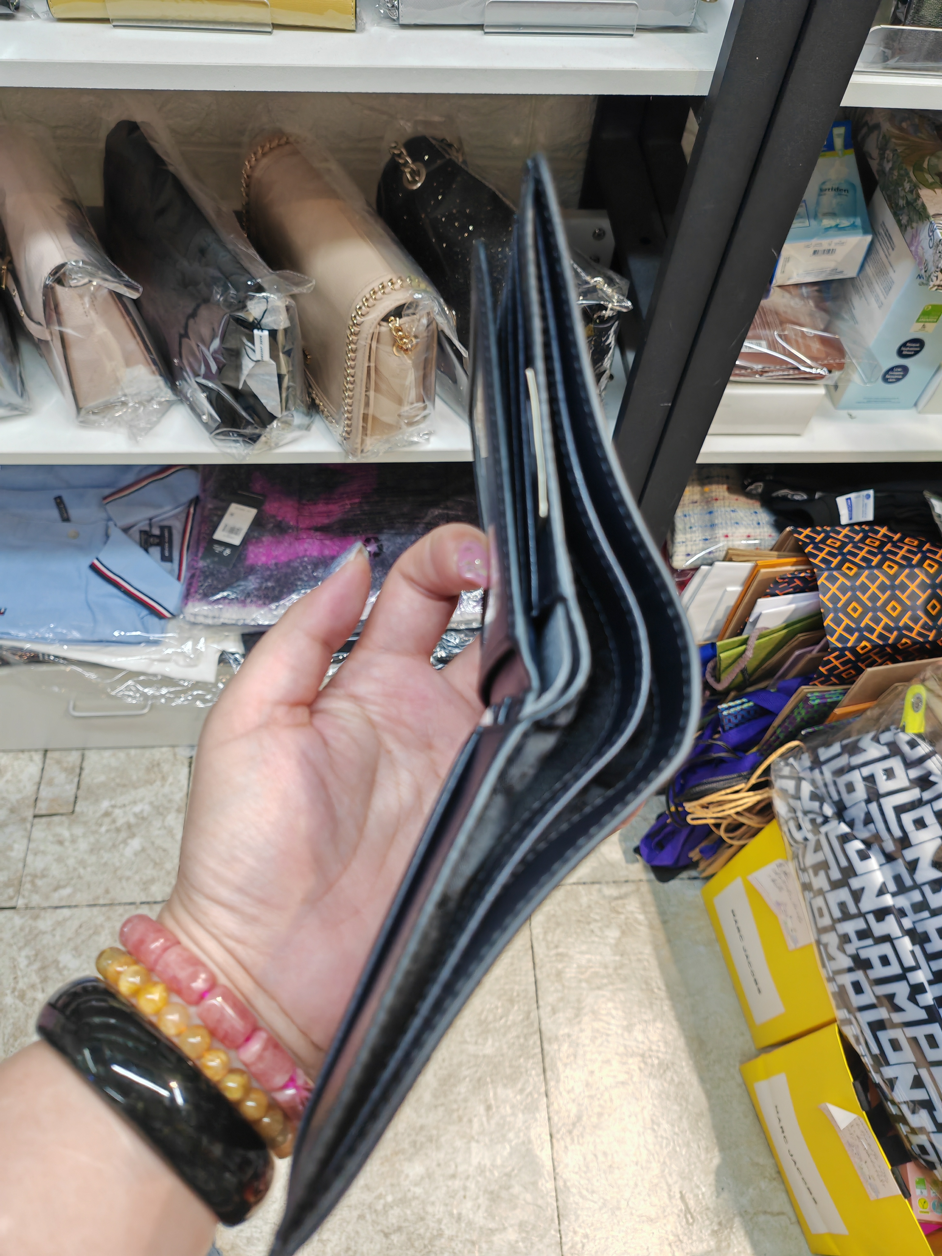 香港現貨-Michael Kors men's wallet navy