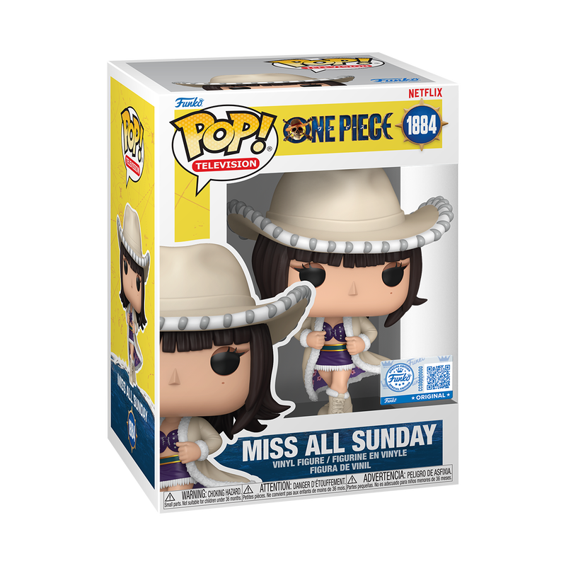 📦訂購 美國代購 Funko POP! ONE PIECE Miss All Sunday (Live Action) Figure 海賊王 妮歌 模型