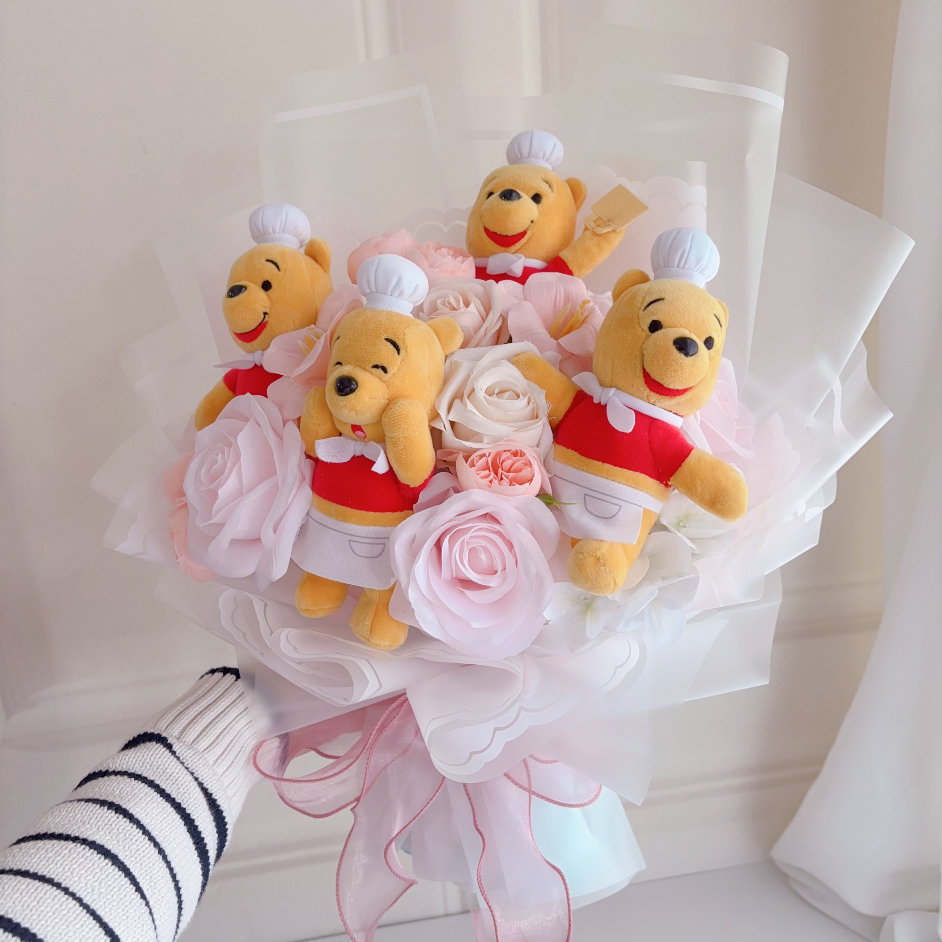 (現貨)winniethepooh公仔花