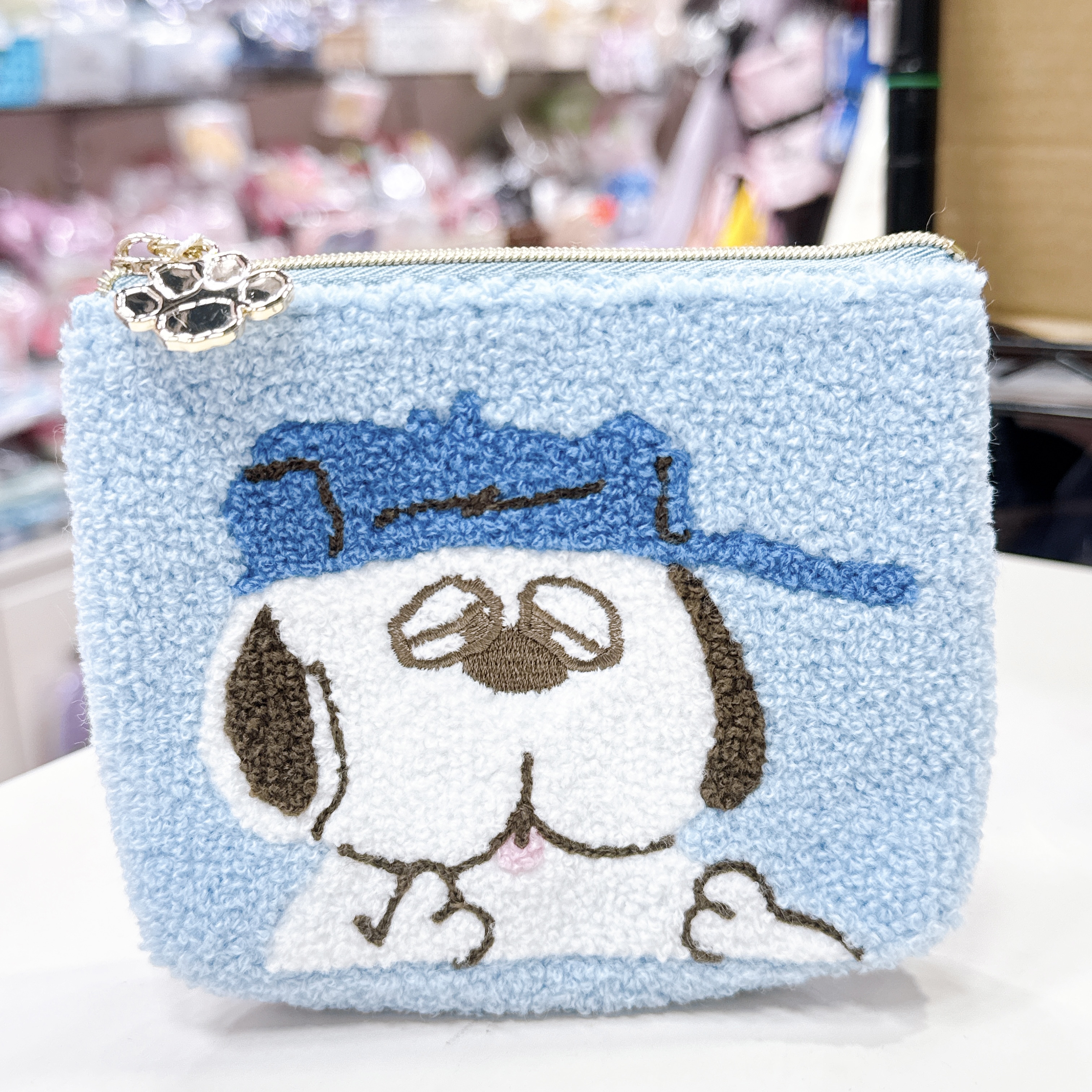 日本版Sanrio針織料拉鏈袋大約13.5×11 cm