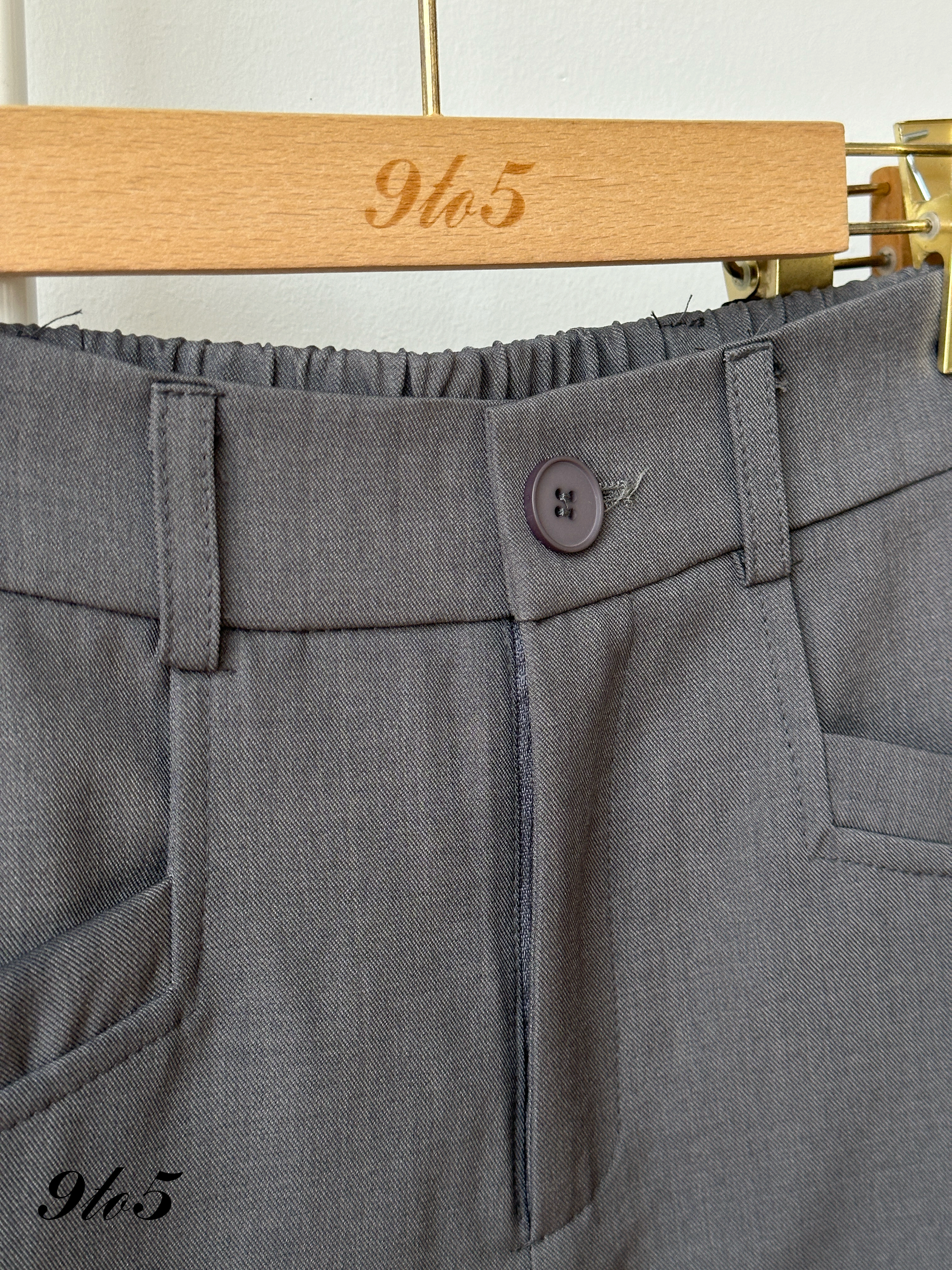 S1988 A Line Short Pants - Black & Grey