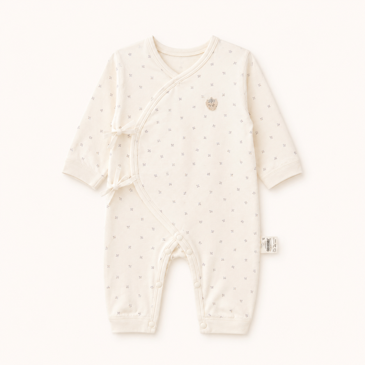和尚袍 - 米黃草莓 YB09454 Baby Kimono