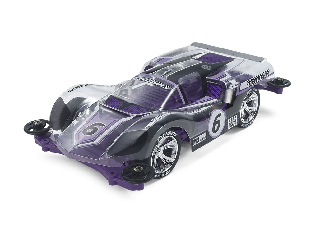 EXFLOWLY POLYCARBONATE BODY SPECIAL (PURPLE) (MS CHASSIS)