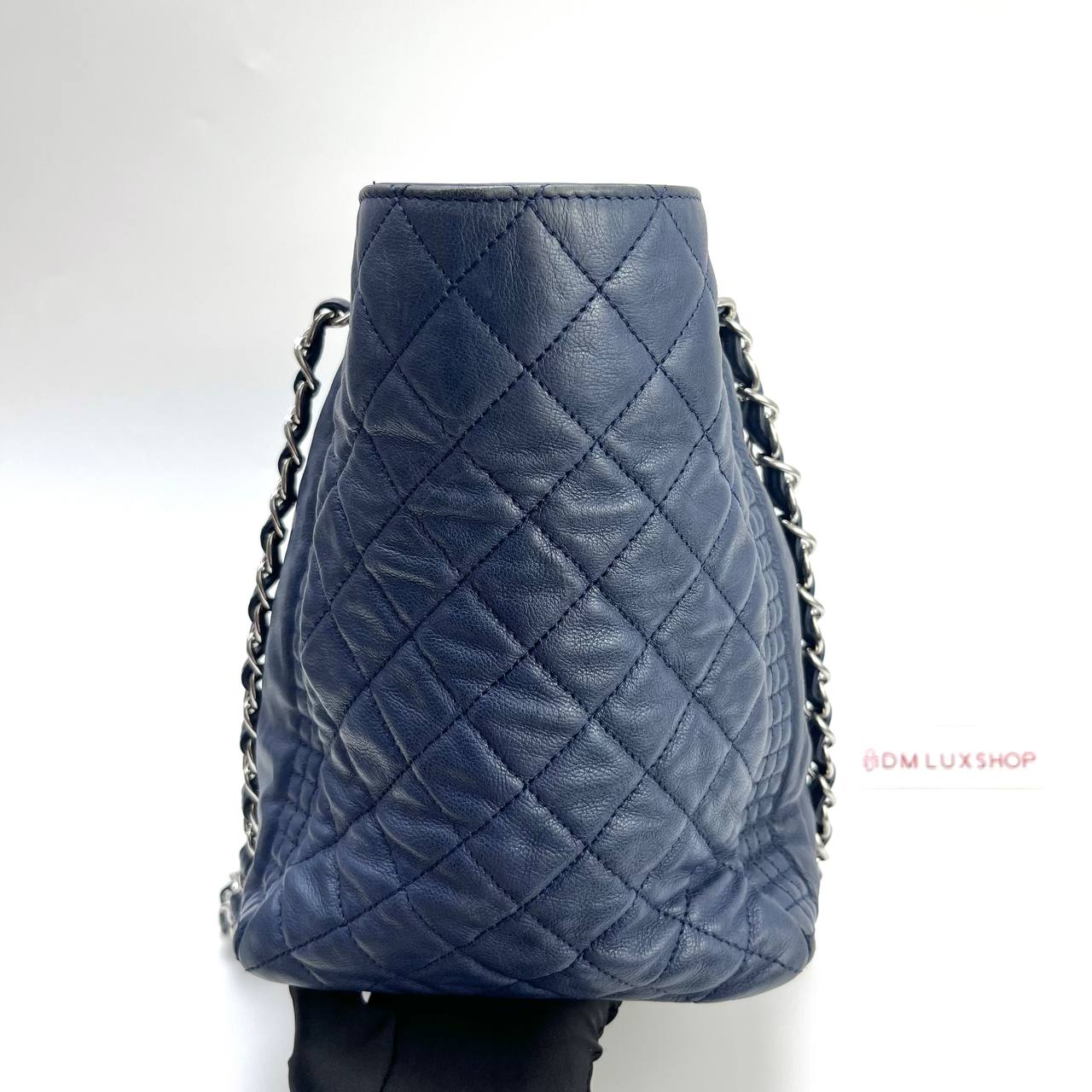 Chanel Coco Bengal CC tote Bag Navy Blue SHW (Serial 16)