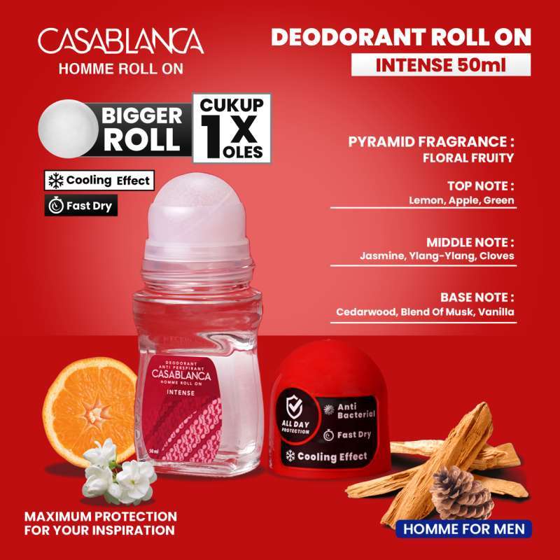 CASABLANCA MEN ROLL ON - RED