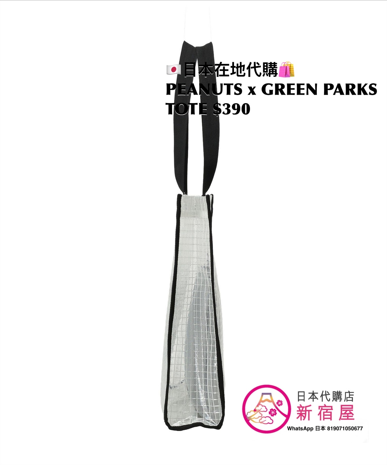 PEANUTS x GREEN PARKS TOTE