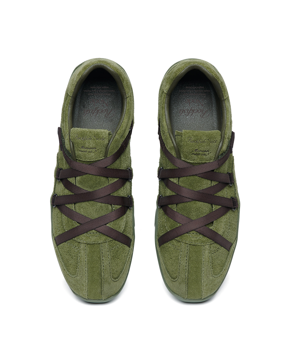 Rockfish Weatherwear ZANE X-STRAP SNEAKERS (SUEDE)