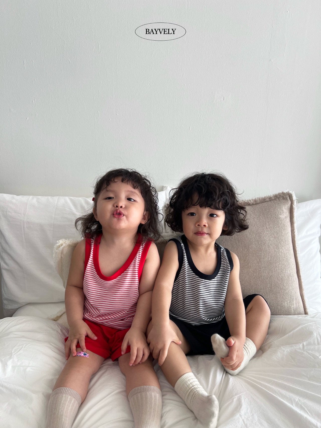 🇰🇷BAYVELY tee+背心set