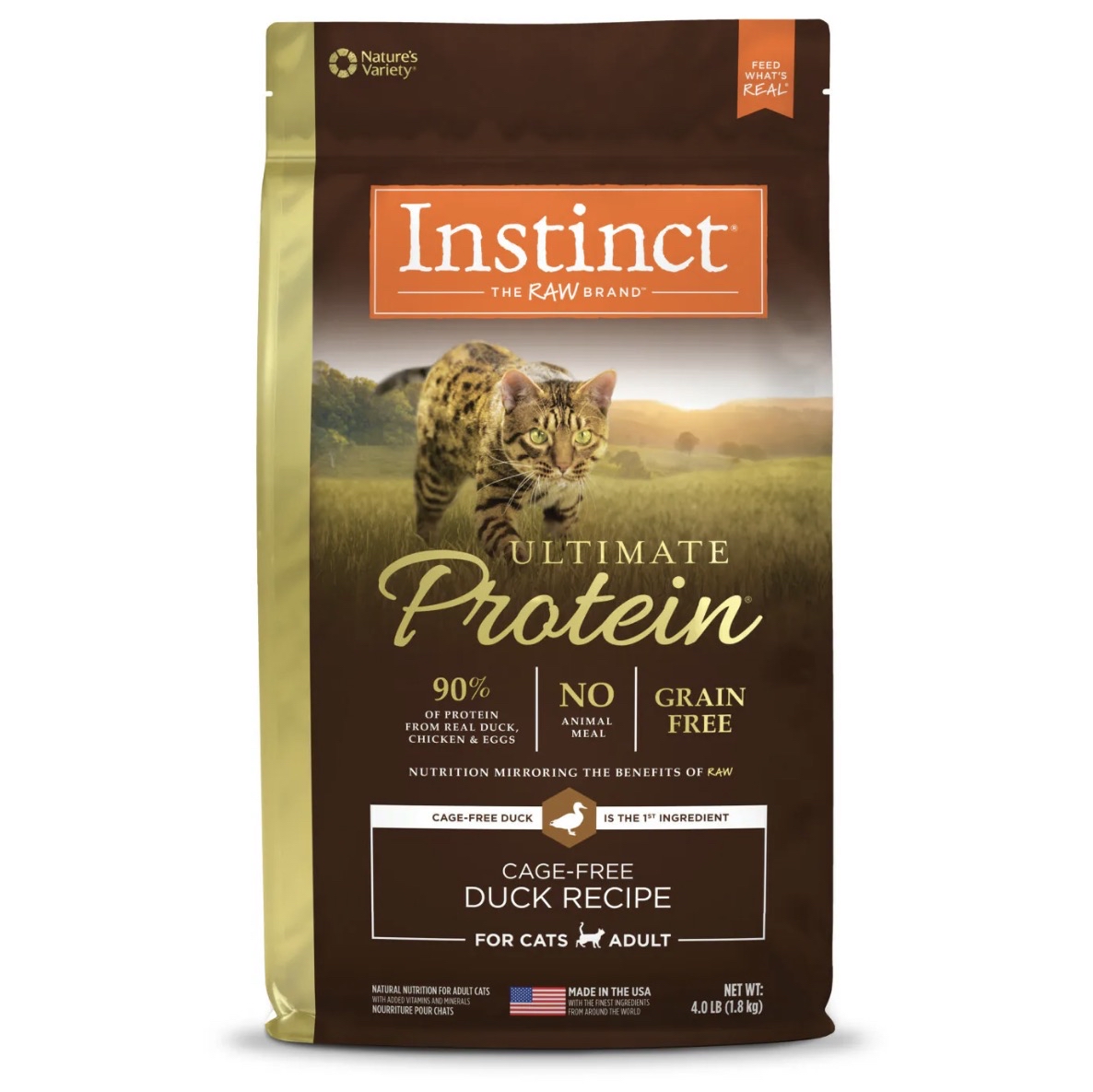 Instinct 本能 無穀物頂級蛋白質系列 鴨肉配方 4Lbs