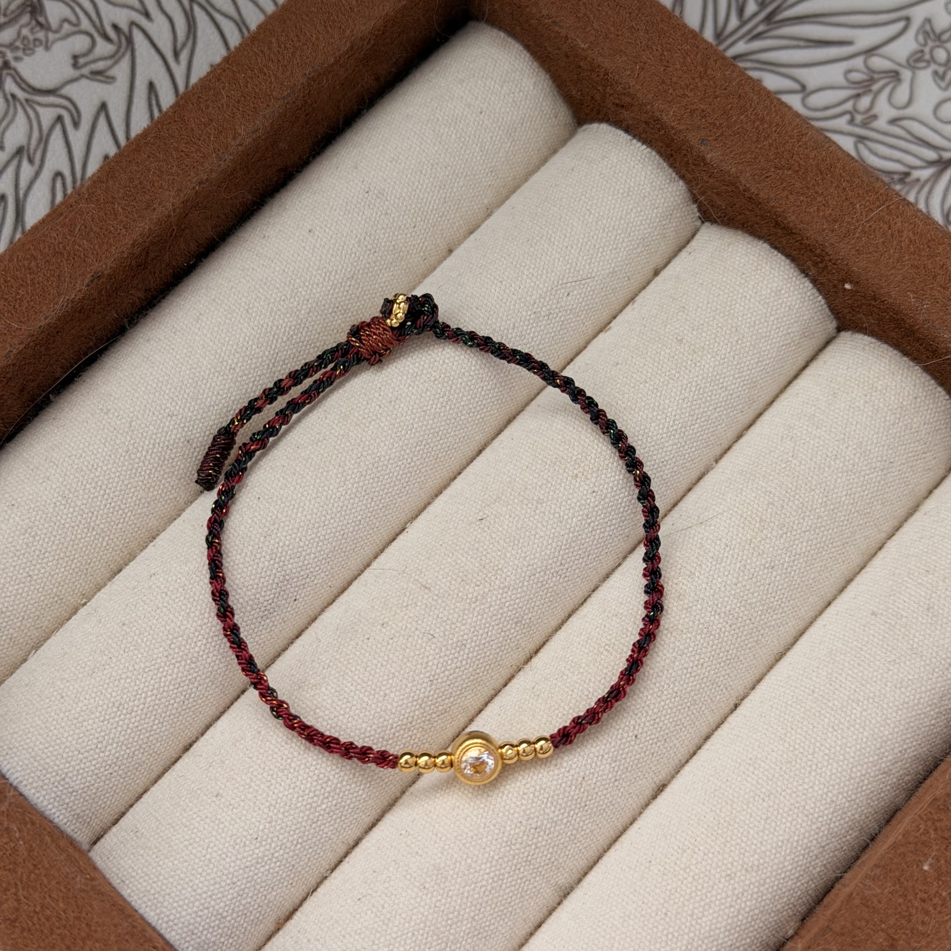 999硬金金珠襯手绳