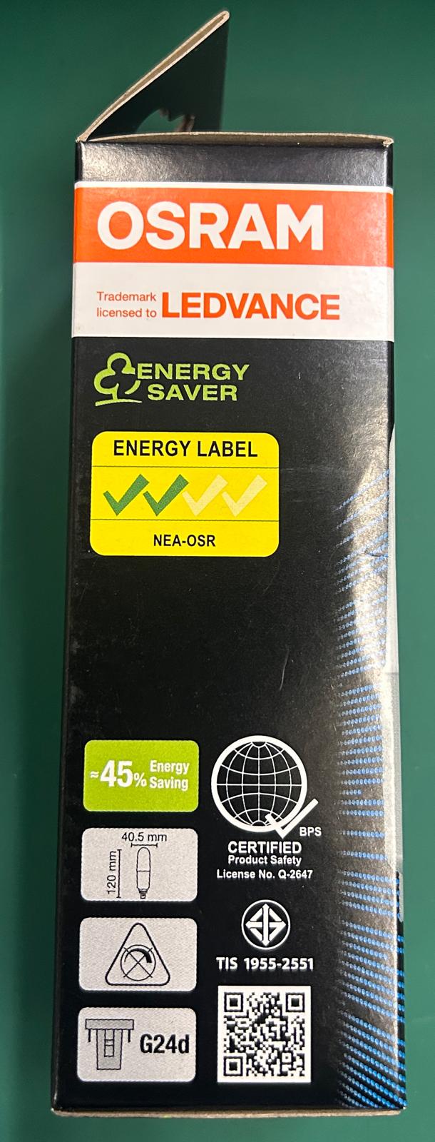 OSRAM LED Value Stick 7.2W D/L 6500K G24d AC63379
