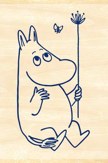 現貨｜Moomin 姆明 日本製 Beverly 木製 印章 印仔 (TSW-135)