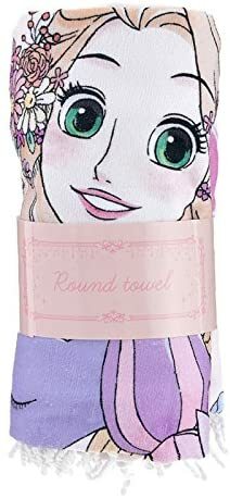 [現貨] [JDS] 長髮公主 圓形毛巾 {TF810530}