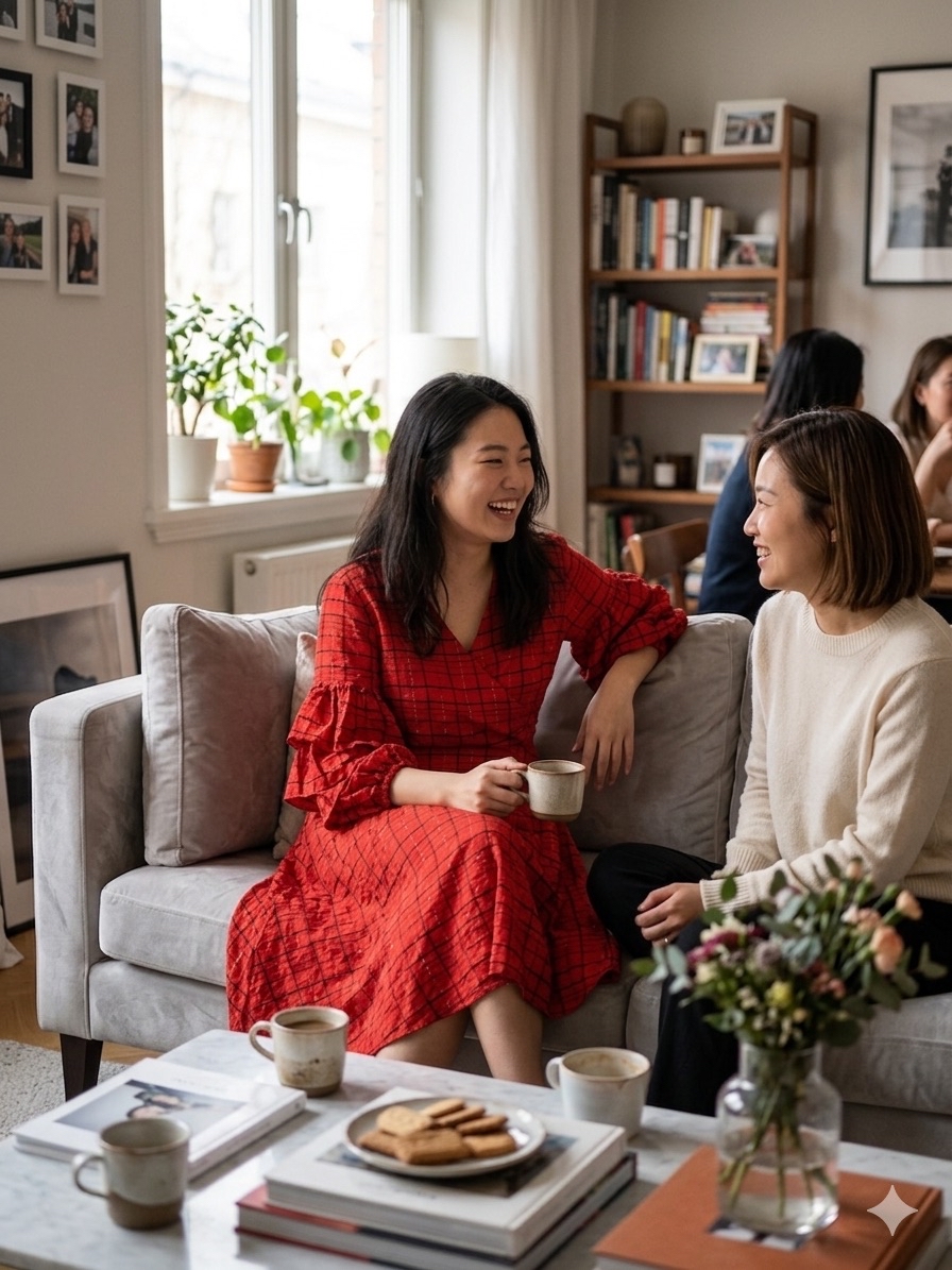 Korea Checkered Dress