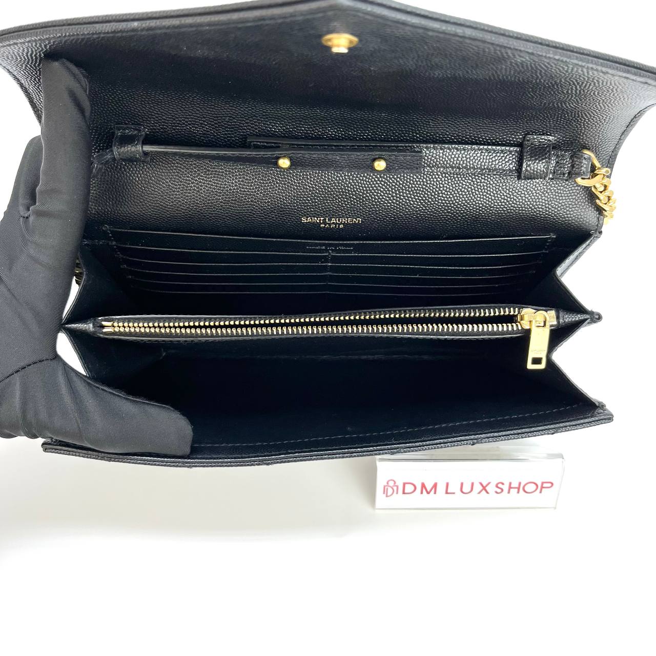 YSL Black Envelope WOC GHW