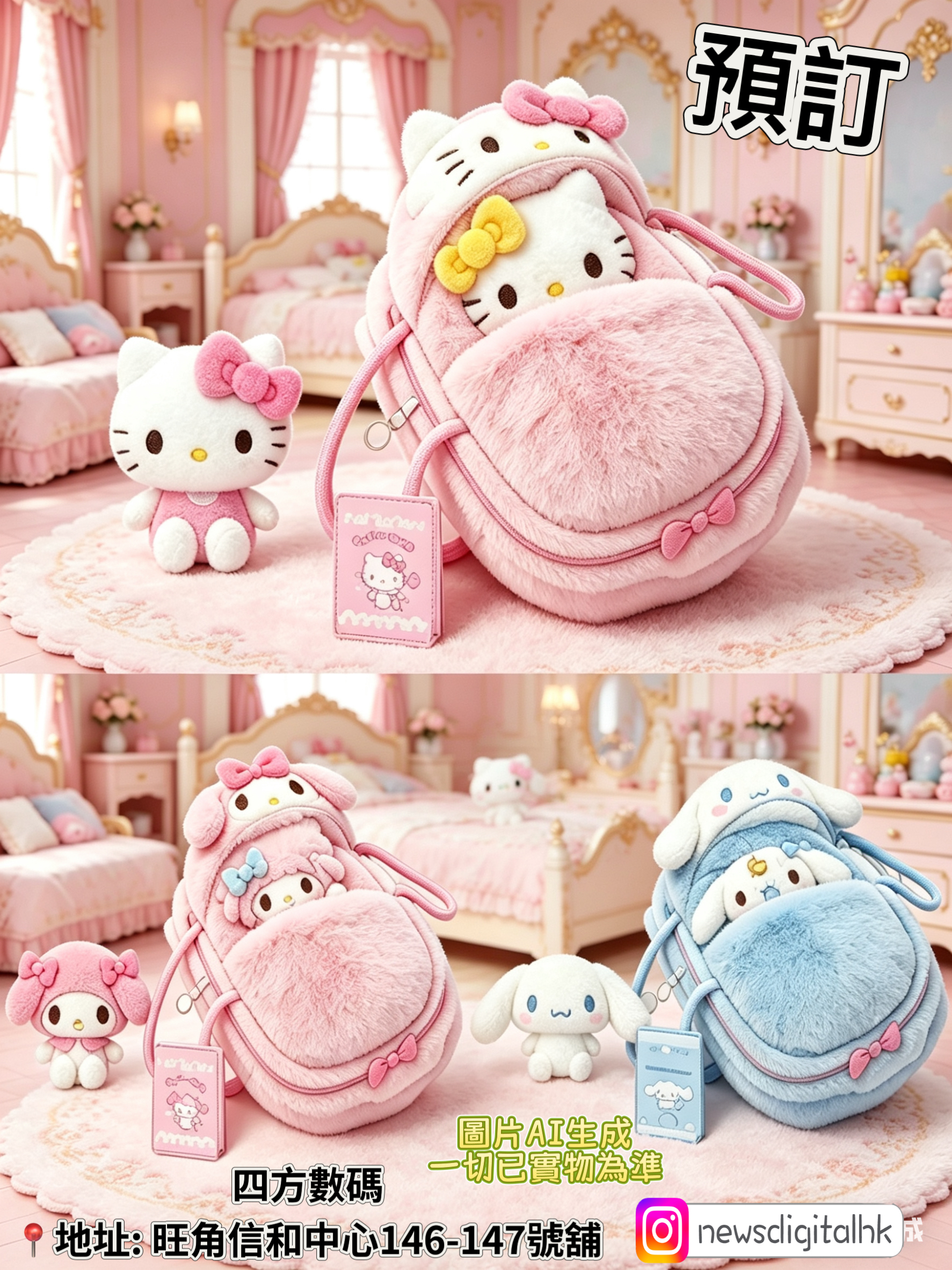 ［9月底到貨］Sanrio 搖籃睡衣套裝