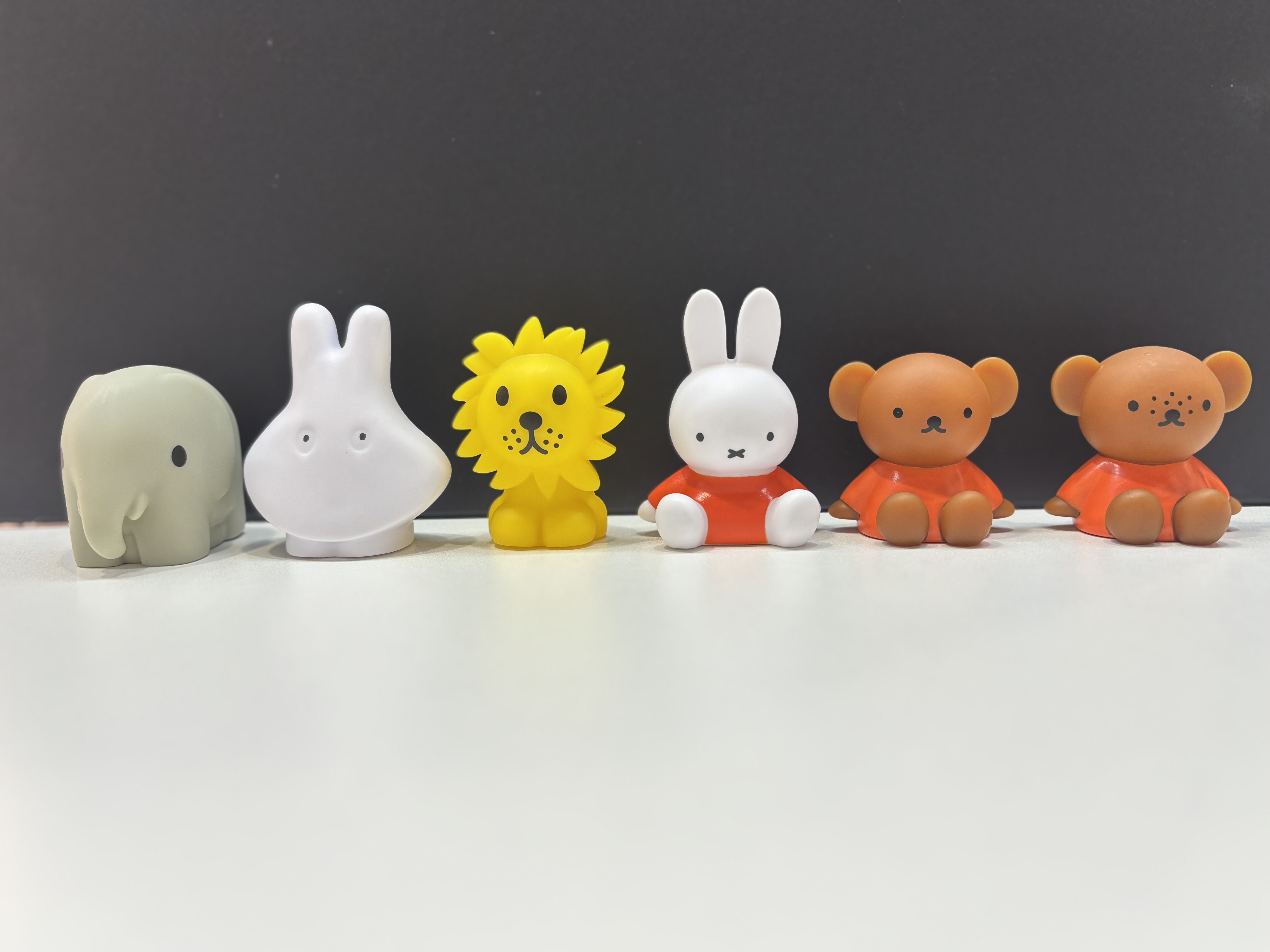 着燈公仔擺設一套6隻