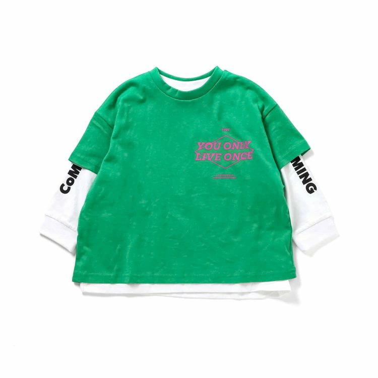 🆕【⭐訂購⭐】 🇯🇵日本直送🌀可疊穿 長袖+短袖T恤 兩件套［6款選］🌀[ELBA-0044][260220]