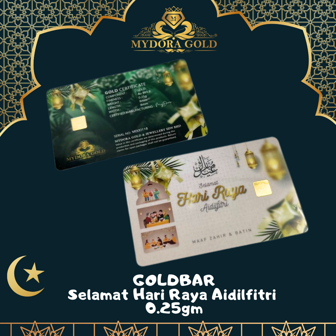 MYDORA 999.9 Gold Bar Collection (0.25g)