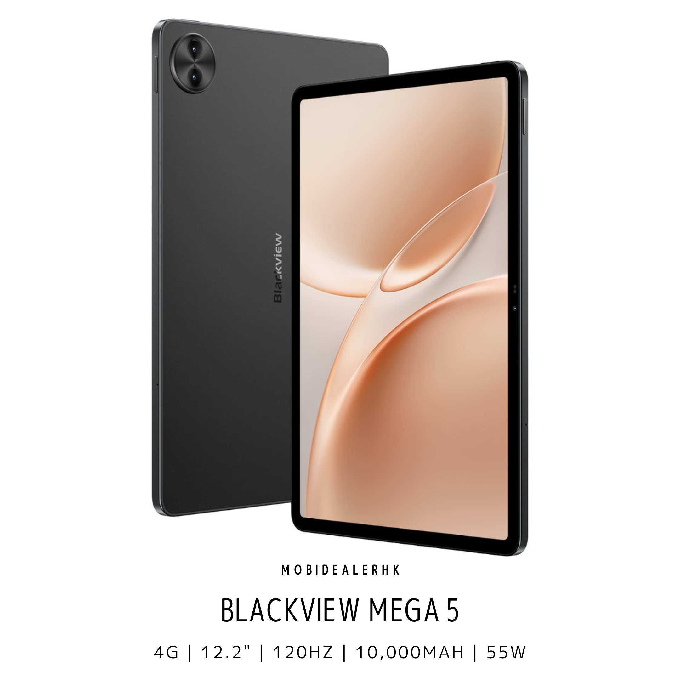 Blackview Mega 5 | 4G | 平板電腦 | 12.2" 2.4K 大屏 | 10000mAh 大電量