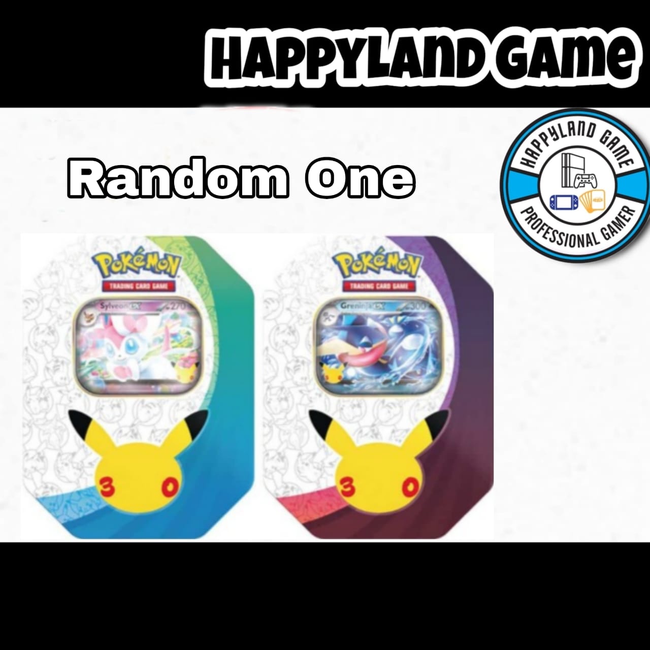 Pokemon TCG 30th Celebration -  Ex-Tins (Sylveon ex or Greninja ex)