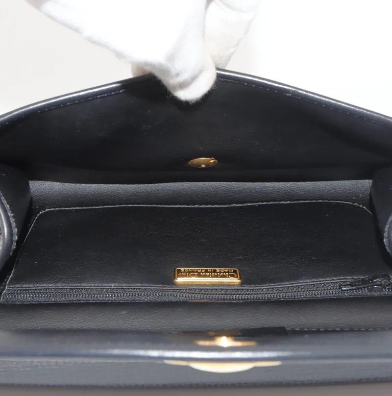 Christian Dior CD Logo 2way Flap Shoulder Bag