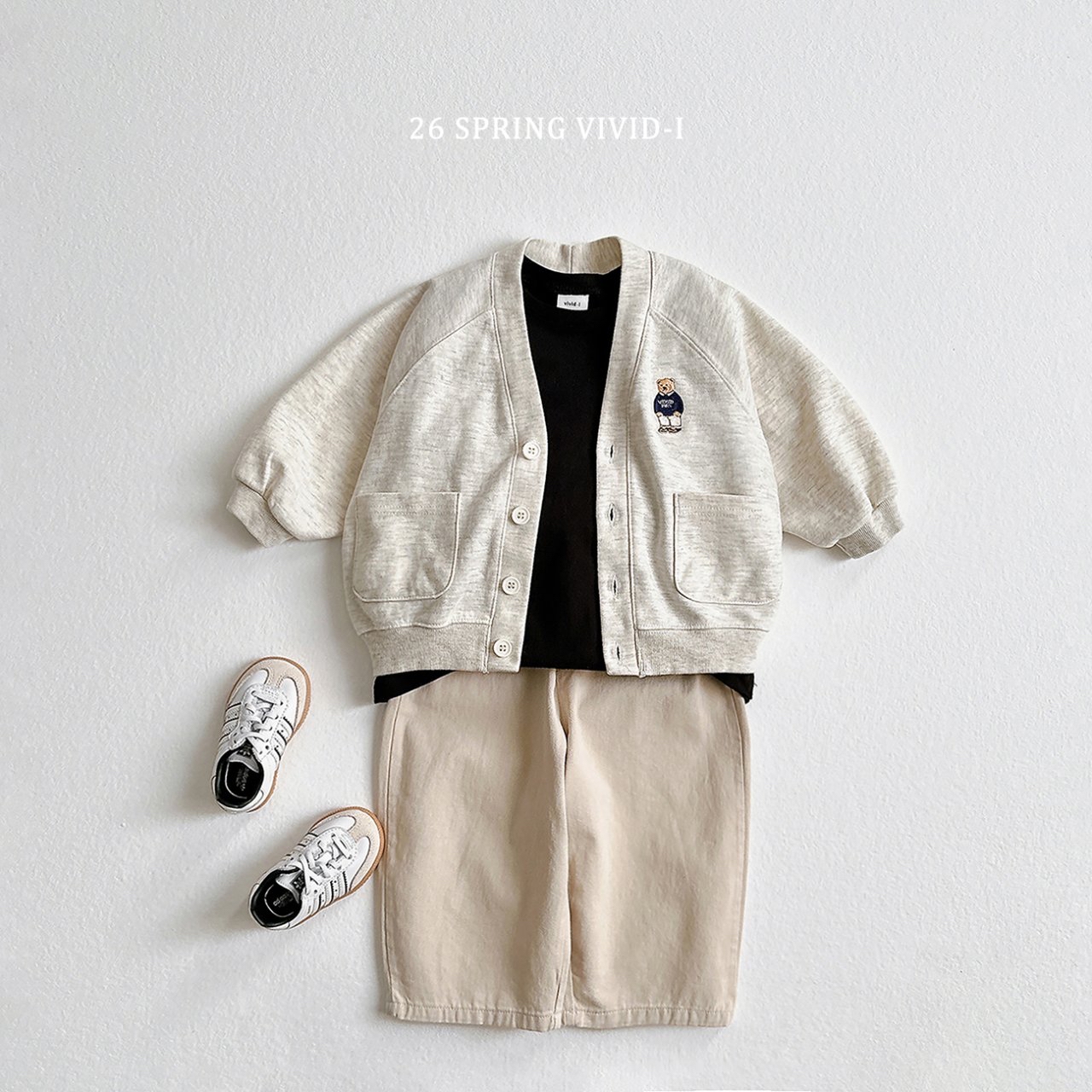 🌸預訂 韓國直送🌸🇰🇷VIVIDI三色日常基本打底長袖T恤