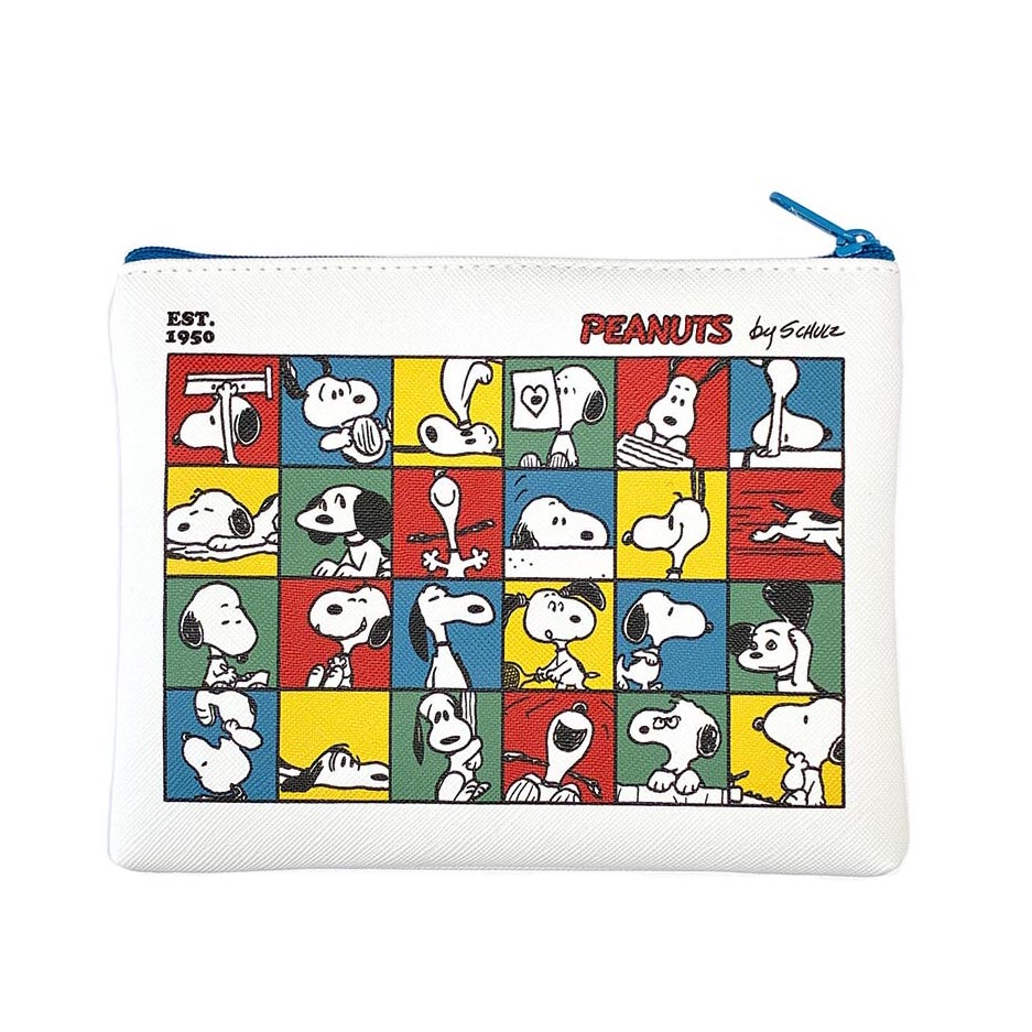 現貨｜Snoopy 75週年限定 日版 扁平 化妝袋 (PN24-32)