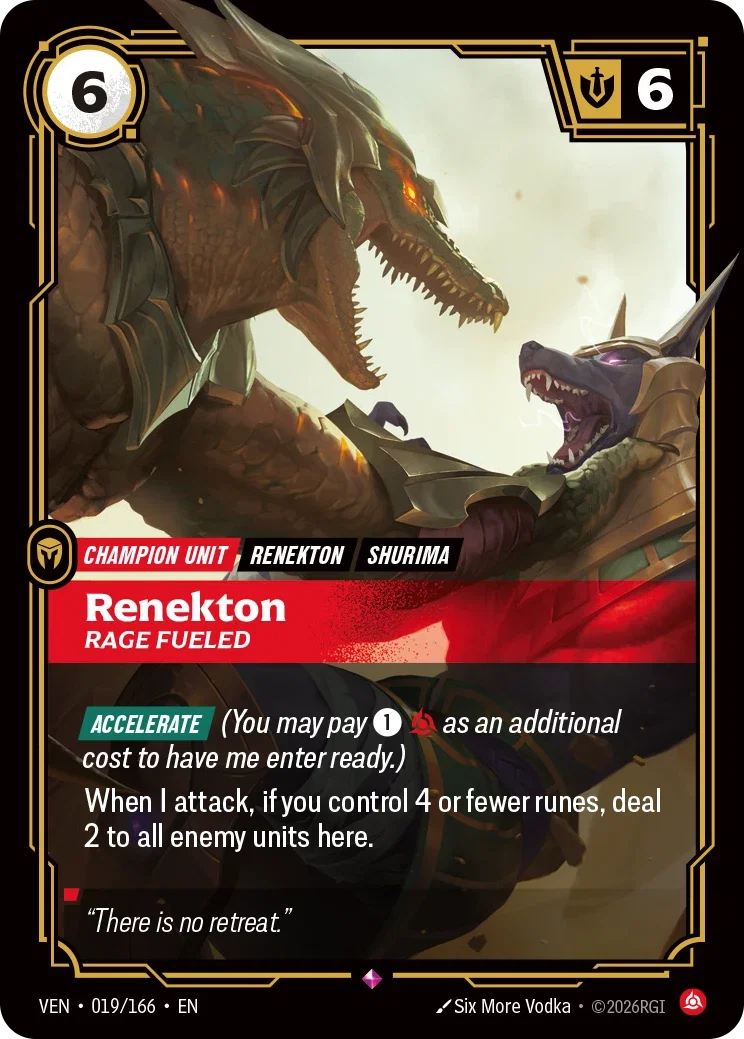 Vendetta - Rare - Fury Rune (Set 4)