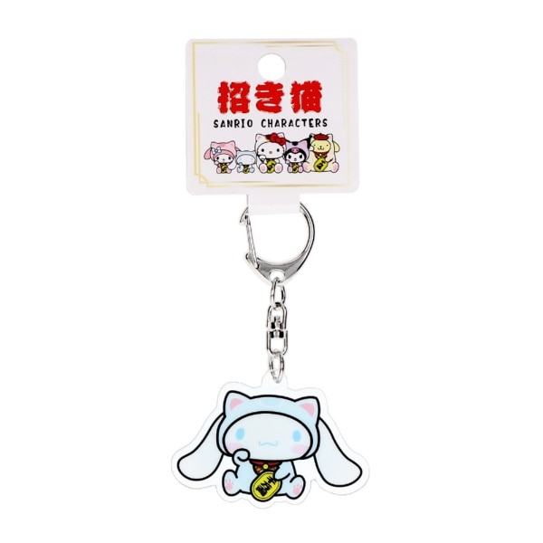 Sanrio-招財貓亞克力掛件 -cinnamoroll