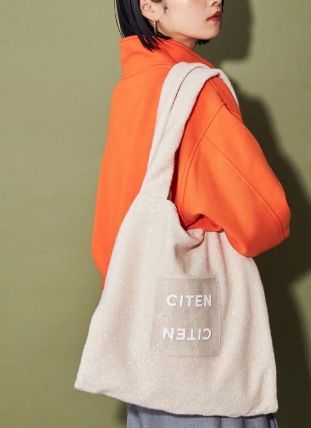 CITEN / Glitter Logo Tote Bag