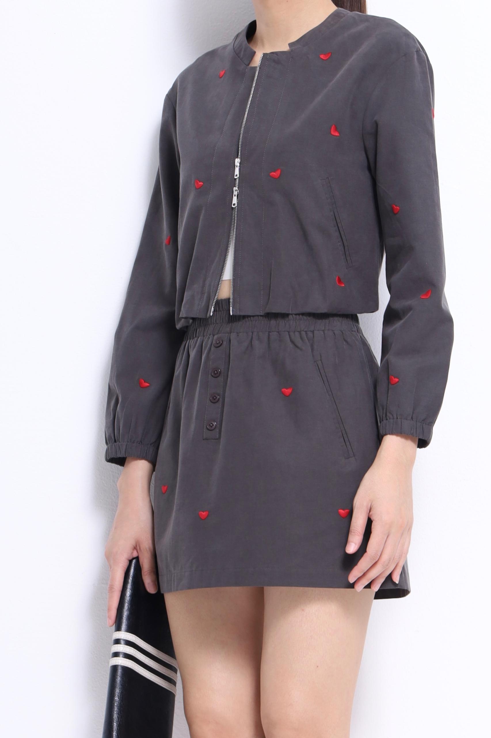 CS1430 LITTLE HEARTS SOFT COTTON SKIRT