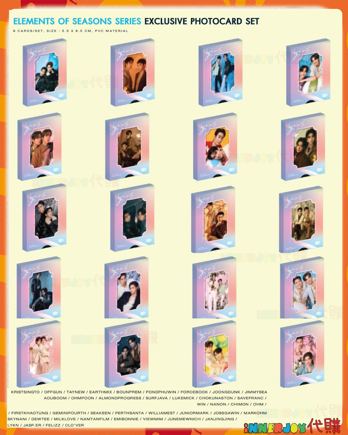 【Link 3 Photocard Set 】（第一輪）搶購  |   GMMTV - GMMTV FANIVAL 2026 ✨ 官方周邊